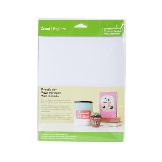 Cricut Printable Vinyl Sheets